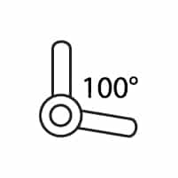 Bivalent Planar angle 100