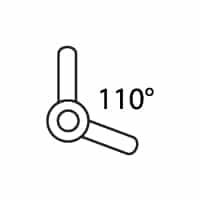 Bivalent Planar angle 110