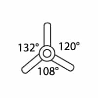 Trigonal Planar angles 108-120-130