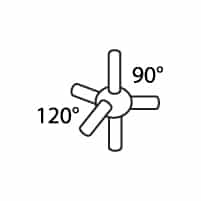 Trigonal Bipyramid angles 120-90